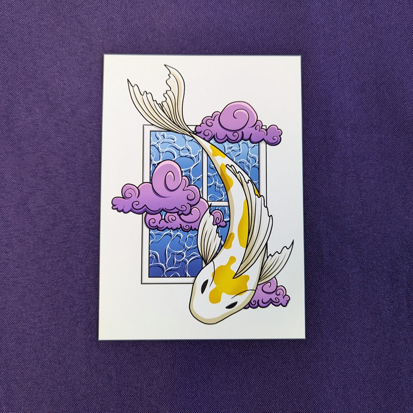 Koi Fish Window Print