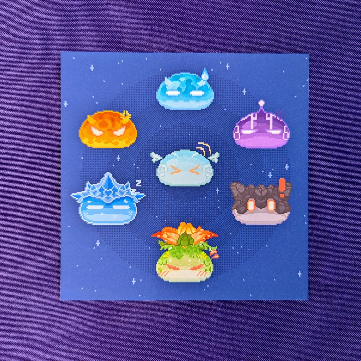 Genshin Slimes Print