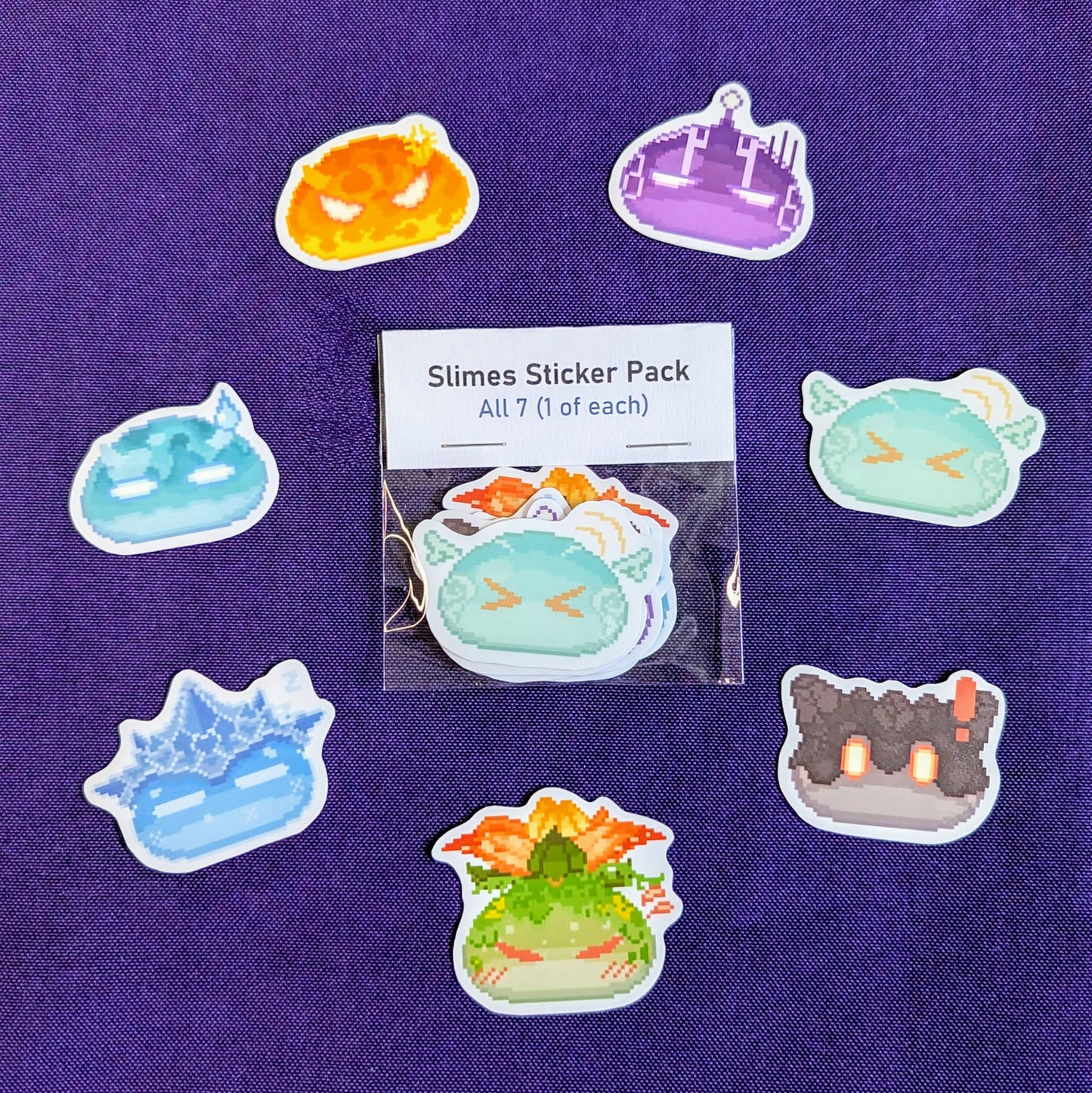 Genshin Slimes Sticker Pack: