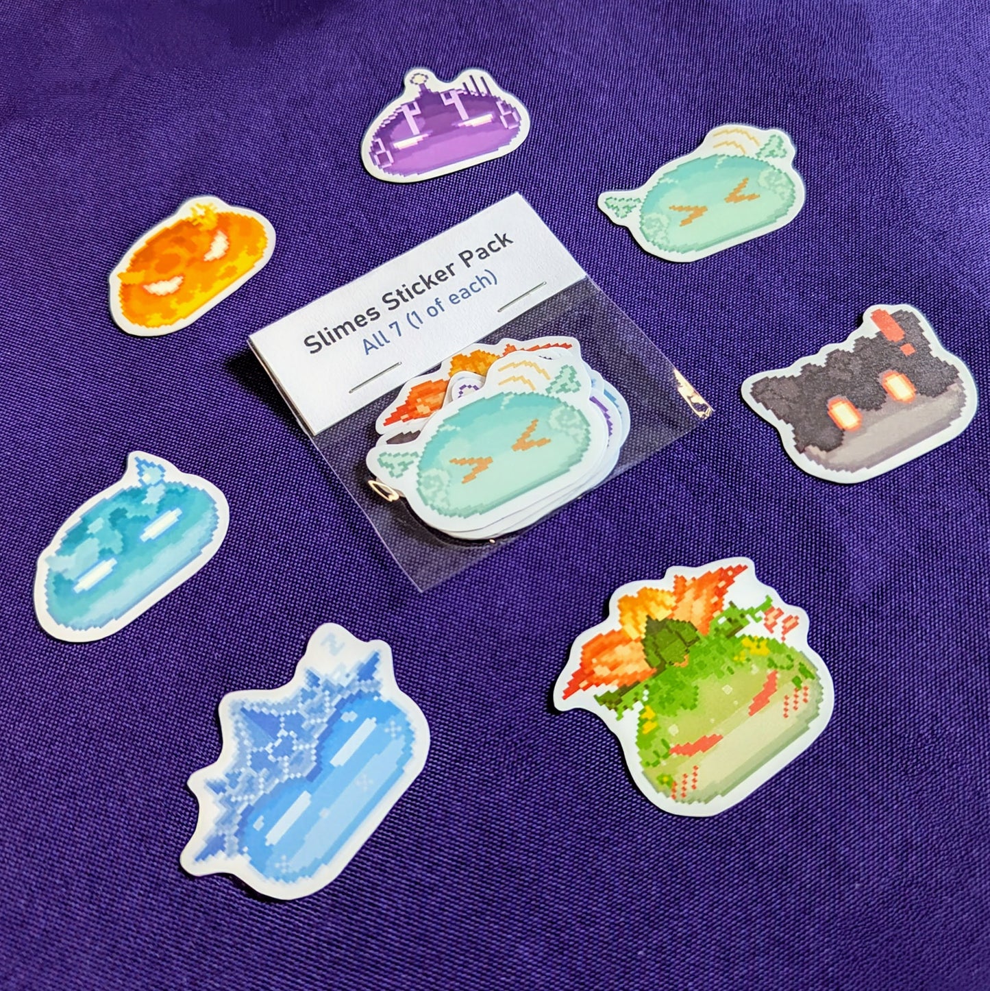 Genshin Slimes Sticker Pack: