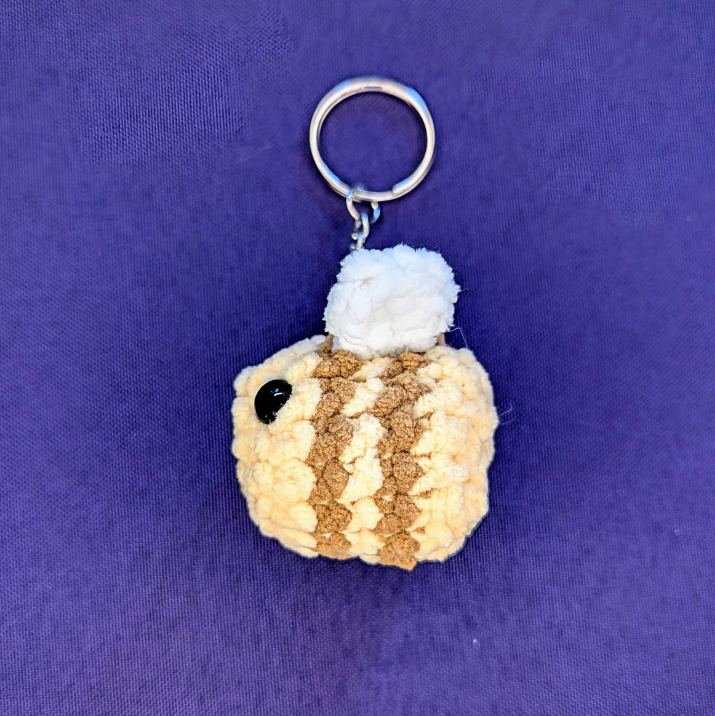 Crochet Bee Keychain