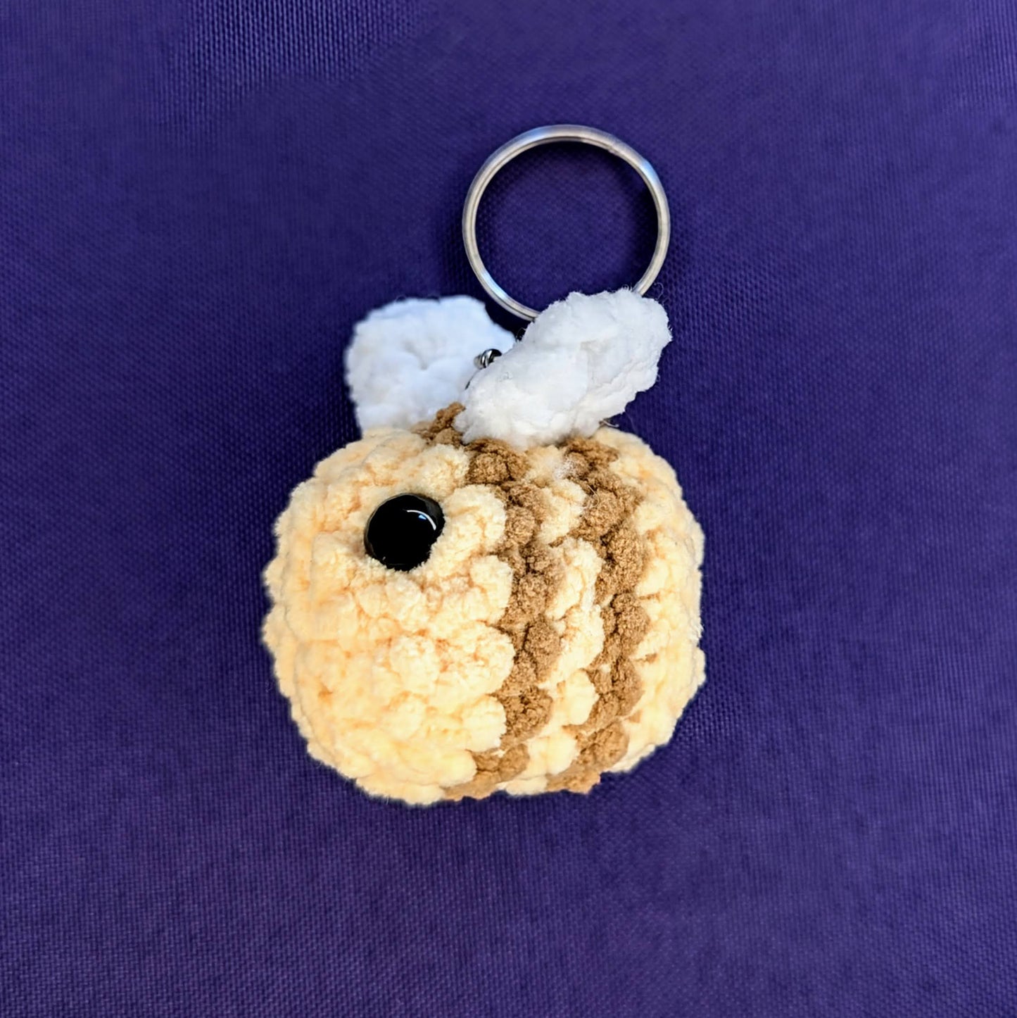 Crochet Bee Keychain