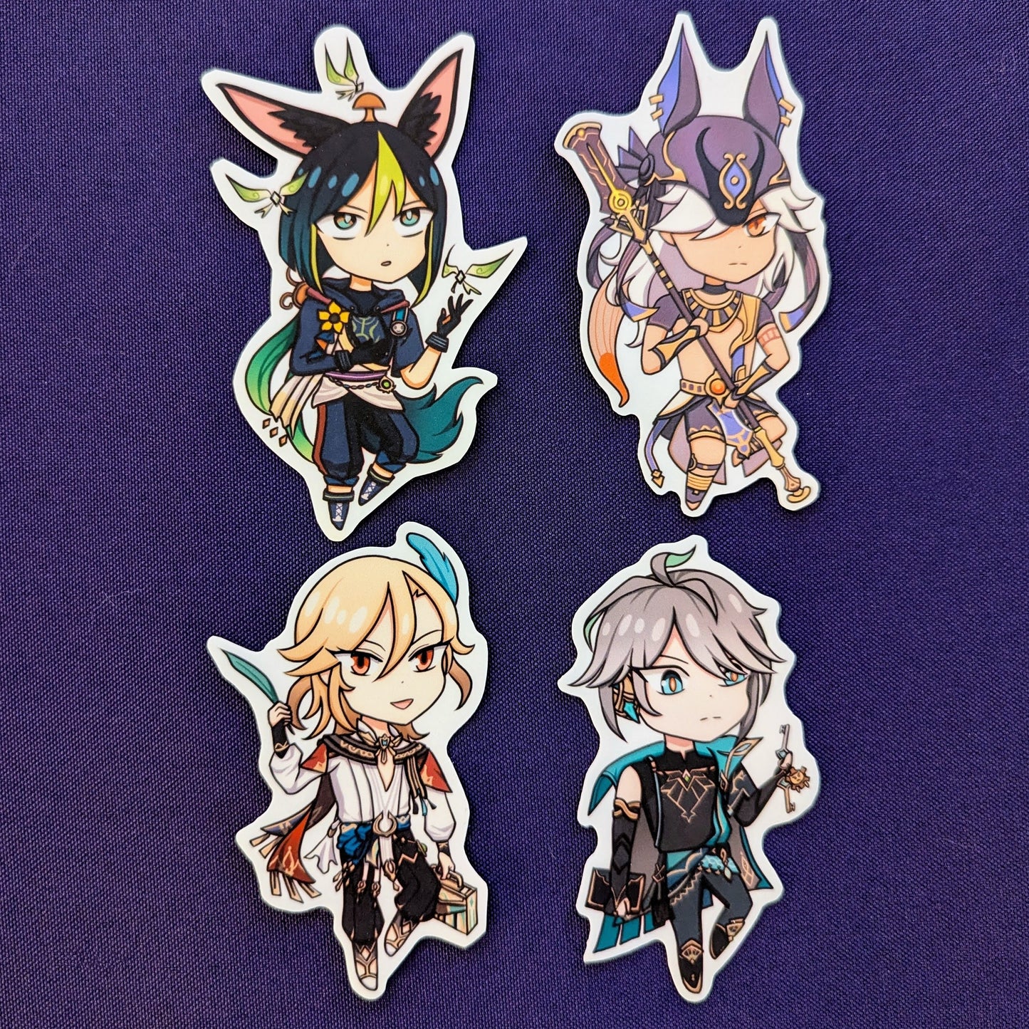 Genshin Impact Sumeru Boys Stickers