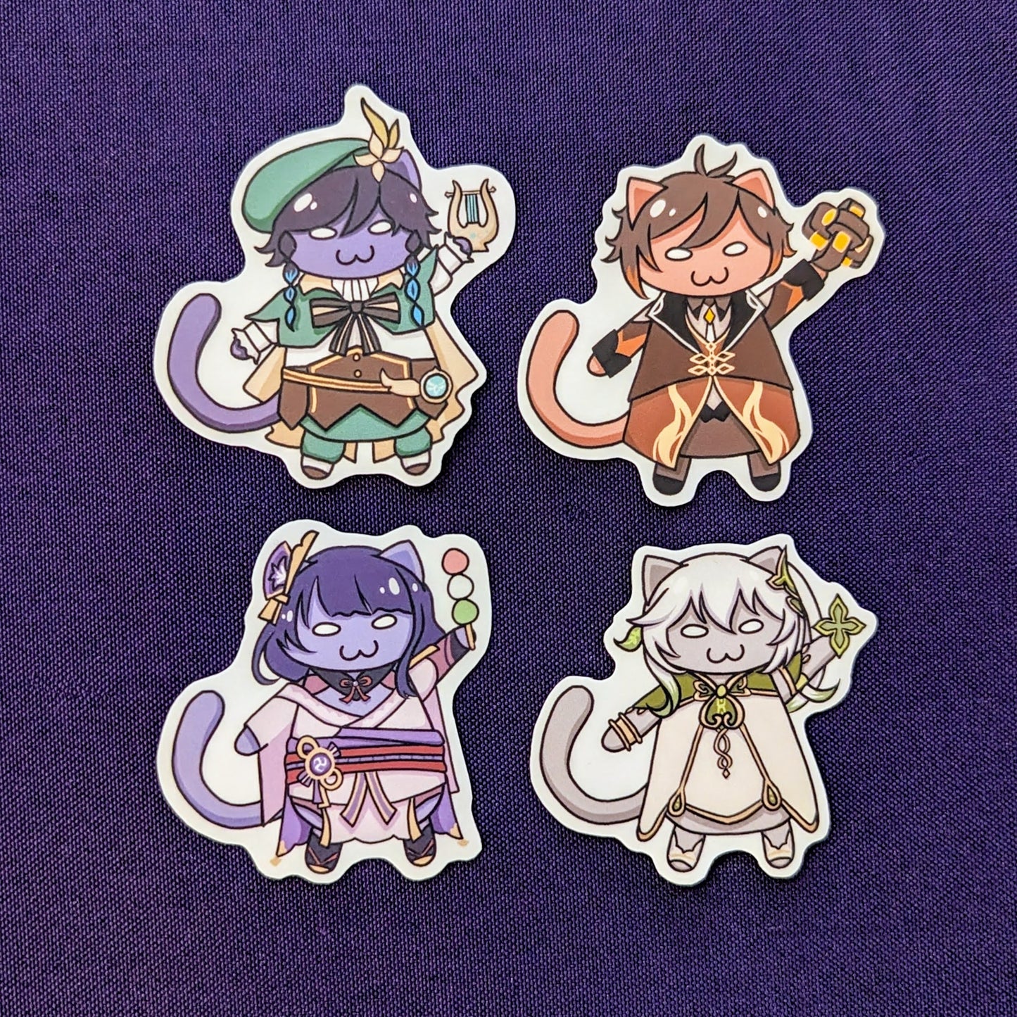 Genshin Cat Stickers