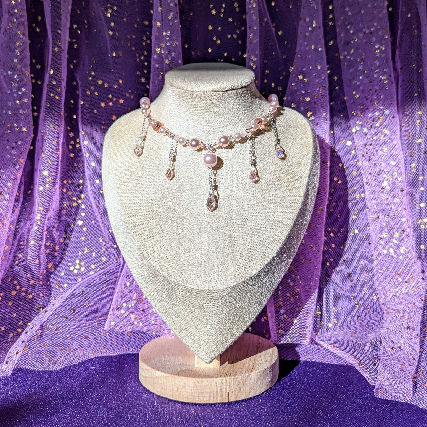 Cotton Candy Rain Necklace