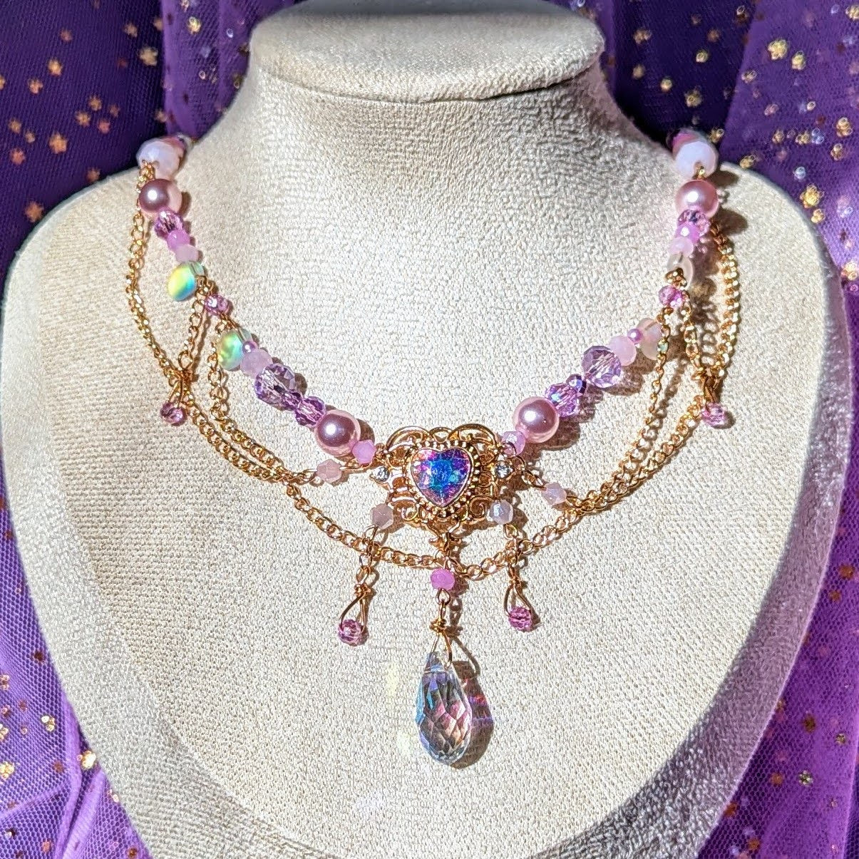 Gem Wall Necklace
