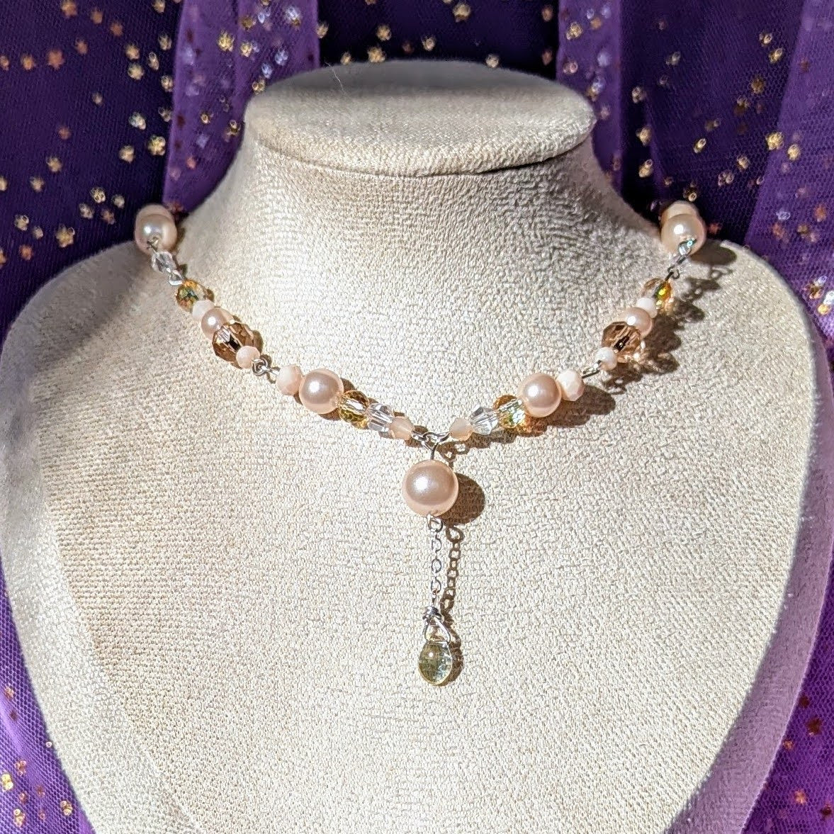 Sparkling Champagne Necklace