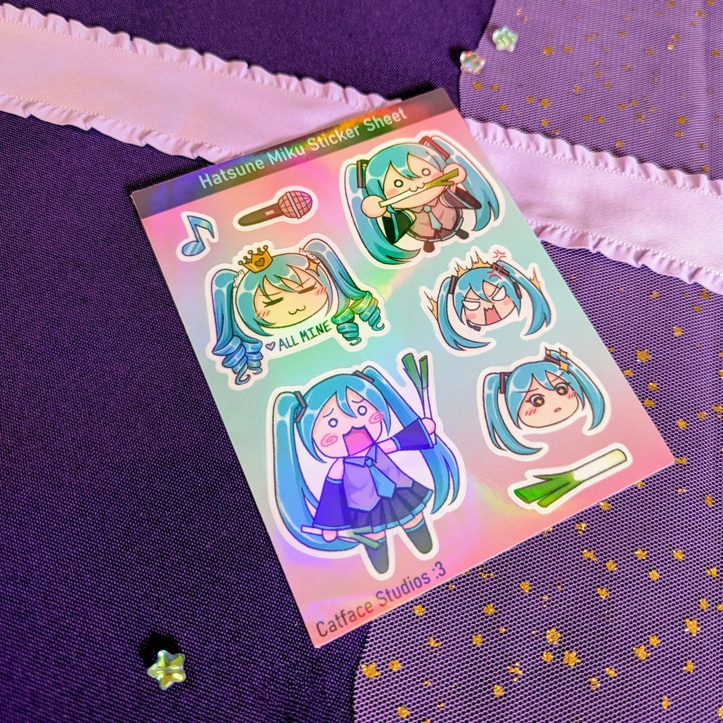 Hatsune Miku Sticker Sheet