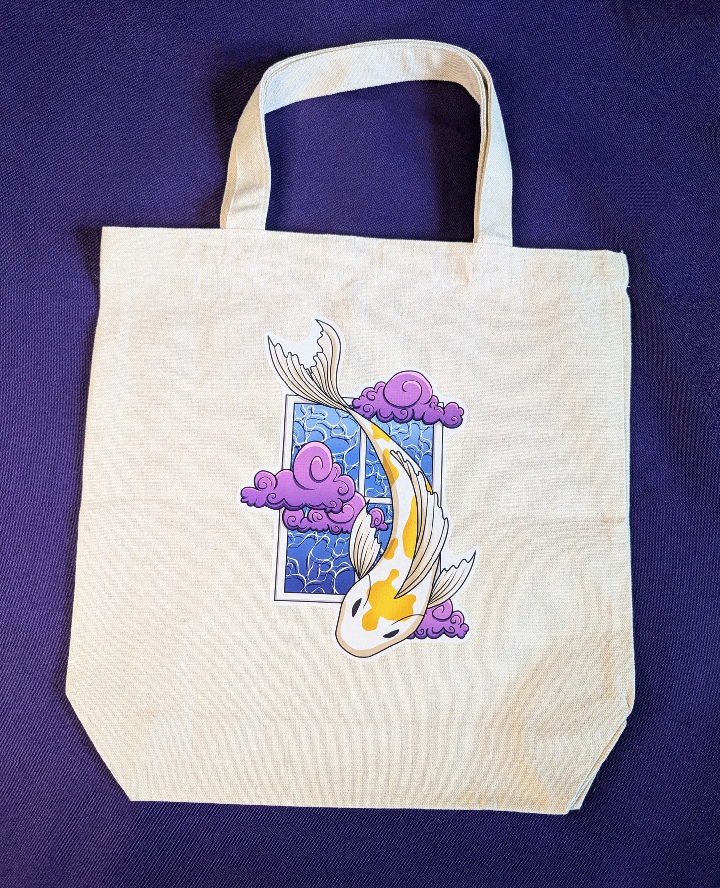 Koi Fish Window Tote Bag