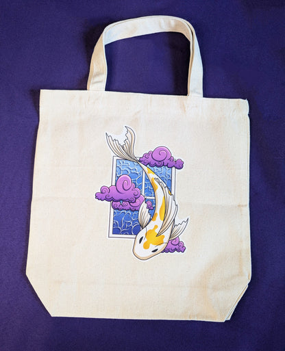Koi Fish Window Tote Bag