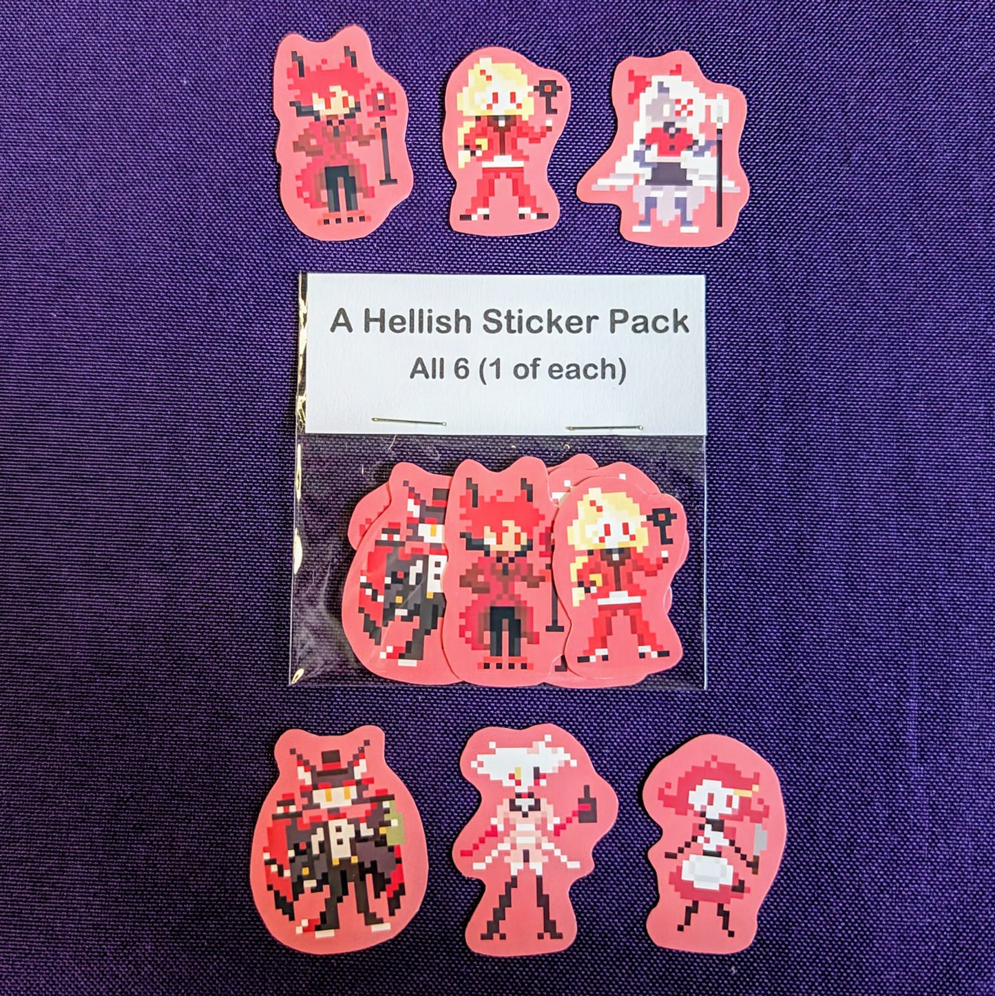 A Hellish Sticker Pack set 1