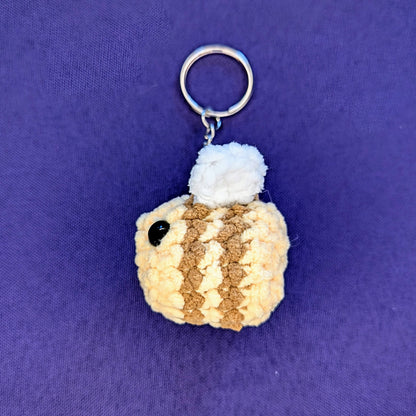 Crochet Bee Keychain