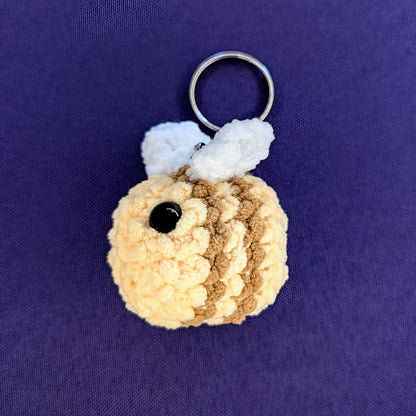 Crochet Bee Keychain