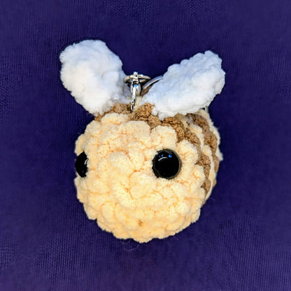 Crochet Bee Keychain