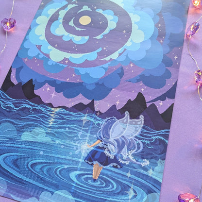 Rippling Moonlight Print