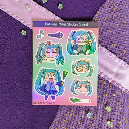 Hatsune Miku Sticker Sheet