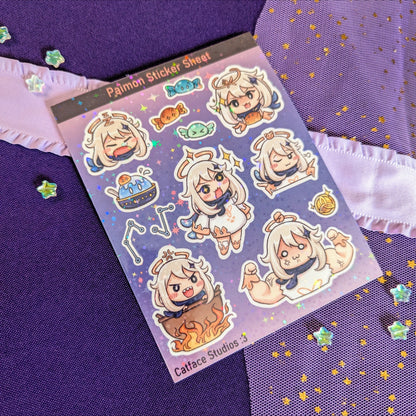 Paimon Sticker Sheet